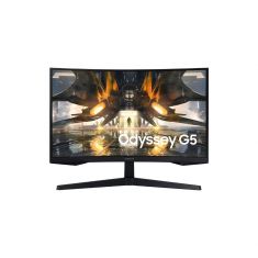 Ecran 27'' Samsung LS27AG550EUXEN Incurvé Gaming Odyssey G5A Noir WQHD 1000R VA 1ms 165 Hz.. Pied inclinable 