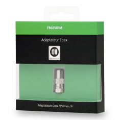 Adaptateur Coax mâle 9.52mm/Fiche SAT mâle