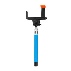 ***Perche à selfie Bluetooth bleu - jusqu'à 1m avec bouton déclencheur sur manche compatible Android 3.0 et IOS4.0