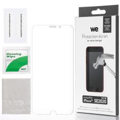 WE Verre trempé APPLE IPHONE 6 / 7 / 8 / SE 2020: Protection écran - anti-rayures - anti-bulles d'air - ultra-résistant - dureté 9H Glass