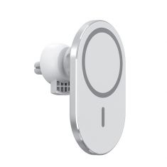 Support voiture avec charge induction, compatible Magsafe pour iphone série 12 et 13.