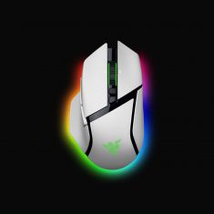 RAZER Basilisk V3 Pro 35K Blanc / NEW GEN - Souris de Jeu Ergonomique sans Fil entièrement personnalisable - RGB - molette et commandes personnalisables