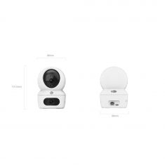 EZVIZ Caméra intérieure motorisée  H7c 4MP Dual - à double objectif  2Kz panoramique et inclinable - Appel bidirectionnel - Mode de vision nocturne - Prise en c