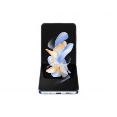 Smartphone Galaxy Z Flip4 5G Bleu 128Go Snapdragon 8+ Gen1 8Go Ecran Pliable 6,7'' 2640x1080 IPX8  Das tete 1.15W/Kg Corps 1.198W/Kg Membres 2.75W/Kg