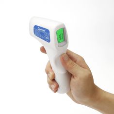 Thermomètre infrarouge Barcon frontal sans contact Spe Covid affiché en degrés Celsius ou FahrenheitTemps de réponse: 1 se