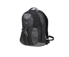 DICOTA Sac a dos BACKPACK Mission XL Noir Pour Pc Portable 15-17.3" 26L Design sport Mousquetons Mousse Hte densité protection extreme garantie a vie N14518N"