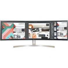 ECRAN LG 49 32:9 IPS Incurvé 5ms 350cd/m² Dual QHD 5120x1440 2xHDMI DisplayPort 4xUSB 3.0 Aluminium blanc 49WL95C-WE"