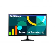 ECRAN 27'' Samsung S27D362GAU Noir 100Hz VA 1920x1080 Incurvé 1800R 16:9 3000:1 4ms 250 cd/m²  Pied Inclinable HDMI VGA Casque VESA 75x75