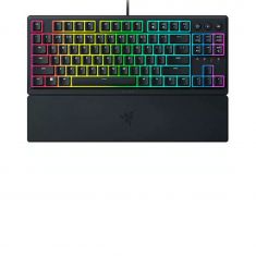 RAZER Ornata V3 Tenkeyless - Clavier de jeu AZERTY - Switches Méca-Membrane - Repose-Poignet Magnétique - Touches en ABS 