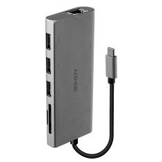 Mini Dock USB 3.1 Type C - HDMI, VGA, PD 3.0 100W, USB 3.1, Gigabit, SD, Micro SD, Audio