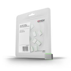 Bloqueurs de port USB Type C, vert, 10 pièces