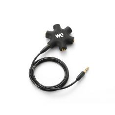 Adaptateur jack1 entrée - 5 sorties Port interchangeable Cable jack 3.5 mm amovible 70cm Toucher doux et connecteurs or