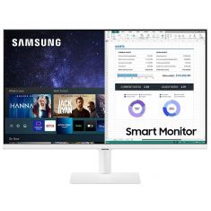 ECRAN 27 SAMSUNG LS27AM501NU BLANC Smart Monitor M5 FHD VA - 8ms 250cd/m² 1000:1 HDMI - USB 60Hz 60Hz"