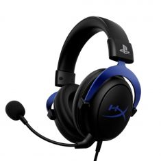 Casque-Micro HyperX Cloud Noir-Bleu, Coussinets à mémoire de forme et cadre aluminium