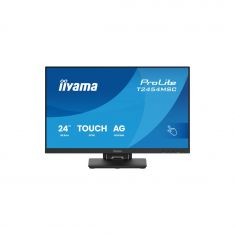 Ecran IIYAMA 24" Tactile PCAP IPS 10points 1920x1080 4ms 300 cd/m² HDMI Displayport 2xUSB 3.2 Haut-parleurs VESA 100 x 100 T2454MSC-B3AG