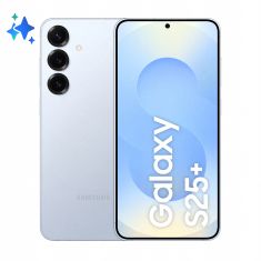 Smartphone Galaxy S25 Plus 5G Bleu 12 Go 512 Go Android 15 WIFI7 IP68  batt 4900mAh CR45W Ecran Infinity-O 6.7'' QHD+ DAS Tete 1.257 Samsung Dex