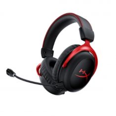 Casque HyperX Cloud II Noir et Rouge, Sans Fil, Mousse à mémoire de forme, Autonomie 30H et portée 20M, compatible PC, PS5, PS4