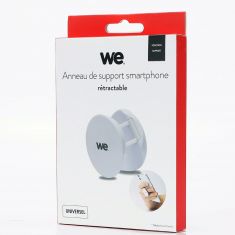 ***WE Anneau de support universel smartphone blanc