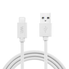 Câble USB/Lightning en silicone - 2m - blanc