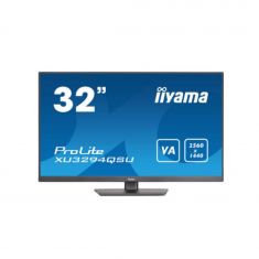 Ecran IIYAMA 31.5" Noir dalle VA 5ms 2560x1440 250cdm² 4ms Haut-parleurs 1xHDMI  1xDisplayPort 2xUSB 3 côtés sans bordure / XU3294QSU-B1