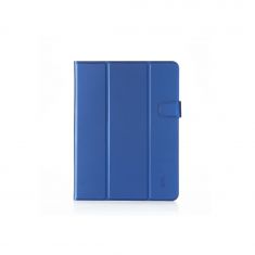 WE Étui universel Bleu Nuit pour tablettes 9/11 Toucher doux Système de crochets extensibles Languette magnetique"