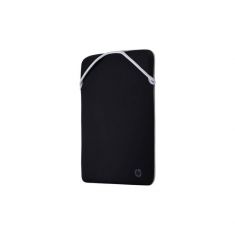 Housse de protection réversible ordinateur portable HP 14.1 Noir/Argent 37x27x1 cm en néoprène durable, protège le PC contre les chocs et les rayures 2F2J1AA"