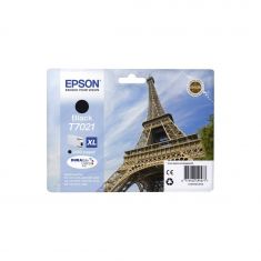 EPSON Cartouche Encre Tour Eiffel T7021 Noir XL 2 400 pages