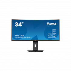 Ecran IIYAMA 34" Noir VA 21:9 incurvé 4ms 3440x1440 UWQHD 0.4ms 300 cd/m² HPs 1xHDMI 1xDP 3xUSB-HUB 1xUSB-C commutateur KVM Docking USB-C intégrée 