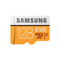 CARTE MEMOIRE SAMSUNG M-SD EVO 128G ADA MICRO SD EVO AVEC ADAPTATEUR SD MB-MP128GA/EU - classe 10