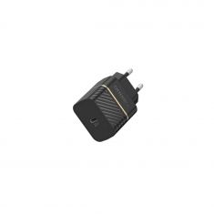 OtterBox Chargeur Secteur EU Wall Charger 20W - 1X USB-C 20W USB-PD + USB C-C Cable 1m Black