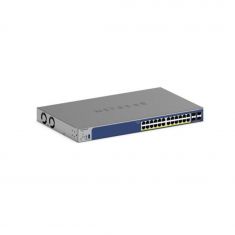 Netgear GS728TXP Smart Switch PoE+ 24 ports Gigabit avec en option gestion à distance/cloud et 4 ports SFP (190W) 1 an Abonnement Insight inclus.