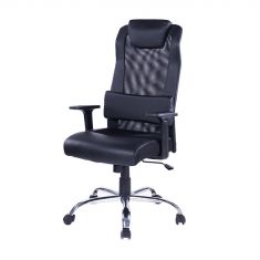 Chaise de bureau pivotante WE  ,reglable en hauteur soutien lombaire intégré 5 roues