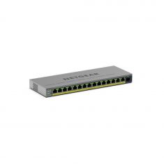 Netgear GS116EPP Smart switches Web manageables Pro PoE+ 16 ports Gigabit Ethernet avec 1 port SFP dédié (231 W).