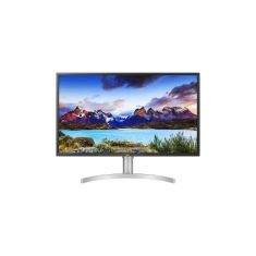ECRAN LG 32" LED 16:9 UHD 4K 3840x2160 400cd/m² 4ms 60Hz 2xHDMI Displayport DCI-P3 à 95% 2xUSB3.0 USB-C HPs Inclinaison Pied réglab hauteur 32UL750P-W