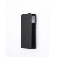 Etui folio CLASSIQUE Noir: Avec fenêtre - anti-chocs - léger - ultra-fin - fonction support - accès caméra - compatible pour Galaxy A41