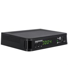 DAEWOO Décodeur satellite DVB S/S2 - FRANSAT - avec carte d'abonnement incluse - Dolby Digital Plus - AC3 - TUNER - EPG - avec télécommande