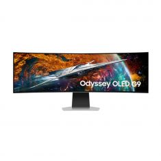 ECRAN 49'' SAMSUNG LS49CG954SUXEN Gaming Odyssey OLED G9 Noir DWQHD 0.03ms 250cd/m² 1xHDMI 2xUSB-C 1xMicroHDMI 1xDP 2xHPs 240Hz Incurvé Pied réglable haut incli
