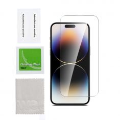 WE Verre trempé APPLE IPHONE 15: Protection écran - anti-rayures - anti-bulles d'air - ultra-résistant - dureté 9H Glass