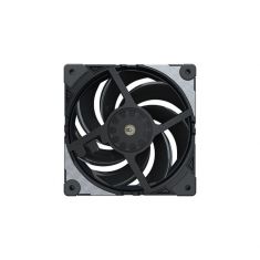Ventilateur CoolerMaster MasterFan SF120M Ventilateur Boitier 12cm Noir 4 Accroches 22db  Anti-vibrations Amortissement Roulement Dble Bille MFZ-B2NN-20NPK-R1