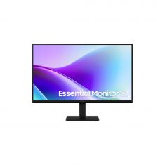 ECRAN 27" Samsung Essential Monitor S3 S32GF 1920x1080 IPS 16:9 120Hz 250cd/m² 1000:1 5ms 2xHDMI Ecran Inclinable Design Fin / LS27F320GAUXEN