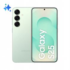 Smartphone Galaxy S25 5G Menthe 12 Go 256 Go Android 15 WIFI7 IP68  batt 4000mAh CR25W Ecran Infinity-O 6.2'' Full HD+ DAS Tete 1.294 Samsung Dex