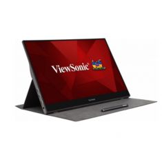 Ecran Port15,6ViewSonic TD1655 FHD 16:9 Tactile capacitif 10Pts 250 cd/m2 6.5ms 20°/60° Mini HDMI 2xUSB C Hp:2x0.8W Support + Stylet"