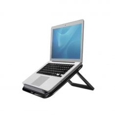 FELLOWES SUPPORT ORDINATEUR PORTABLE ANGLE AJUSTABLE I-SPIRE SERIES NOIR QUICK LIFT