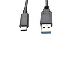 Tripp Lite  - Câble USBC vers USB-A (M/M), USB 3.1 Gen 2 (10 Gbps compatible Thunderbolt 3, 0,9 m.