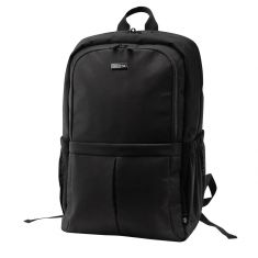 DICOTA Sac a dos BACKPACK SCALE Ecologique Noir Pour PC Portable 13-15.6" + tablette 10.5" 19.5L Rembourrage optimal en mousse HD garantie a vie D31429-RPET"