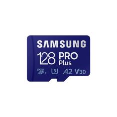 CARTE MEMOIRE SAMSUNG 128G MICRO SD PRO PLUS avec adaptateur SD 4K classe 10 MB-MD128KA/EU