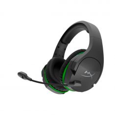 Casque HyperX CloudX Stinger Core Gris-Vert, Sans-fil, coussinets à mémoire de forme