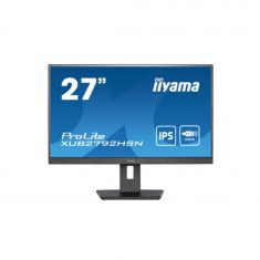 Ecran IIYAMA 27'' Ultra mince Noir IPS 1920x1080 4ms 250 cd/m² 1xHDMI 1xDP 1xUSB-C 1xUSB-C dock et RJ45 (LAN) 2xUSB-HUB 15cm pied réglable + Pivot 