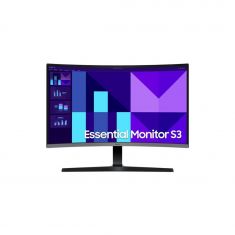 ECRAN 27" SAMSUNG S27D390G Noir 1920x1080 VA 16:9 4ms 4000:1 250cd/m² 100Hz Incurvé 1800R HDMI D-Sub Mode anti-scintillement Pied inclinable 