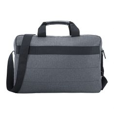 Sacoche Topload pc 15.6 HP Noir et gris, Sacoche de transport av bandoulière resistant, Petit prix avec plusieurs poches K0B38AA "